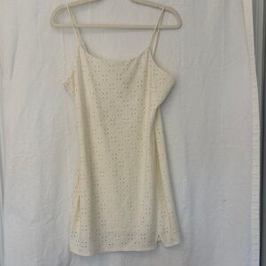 Ardene Cream Mini Dress, L